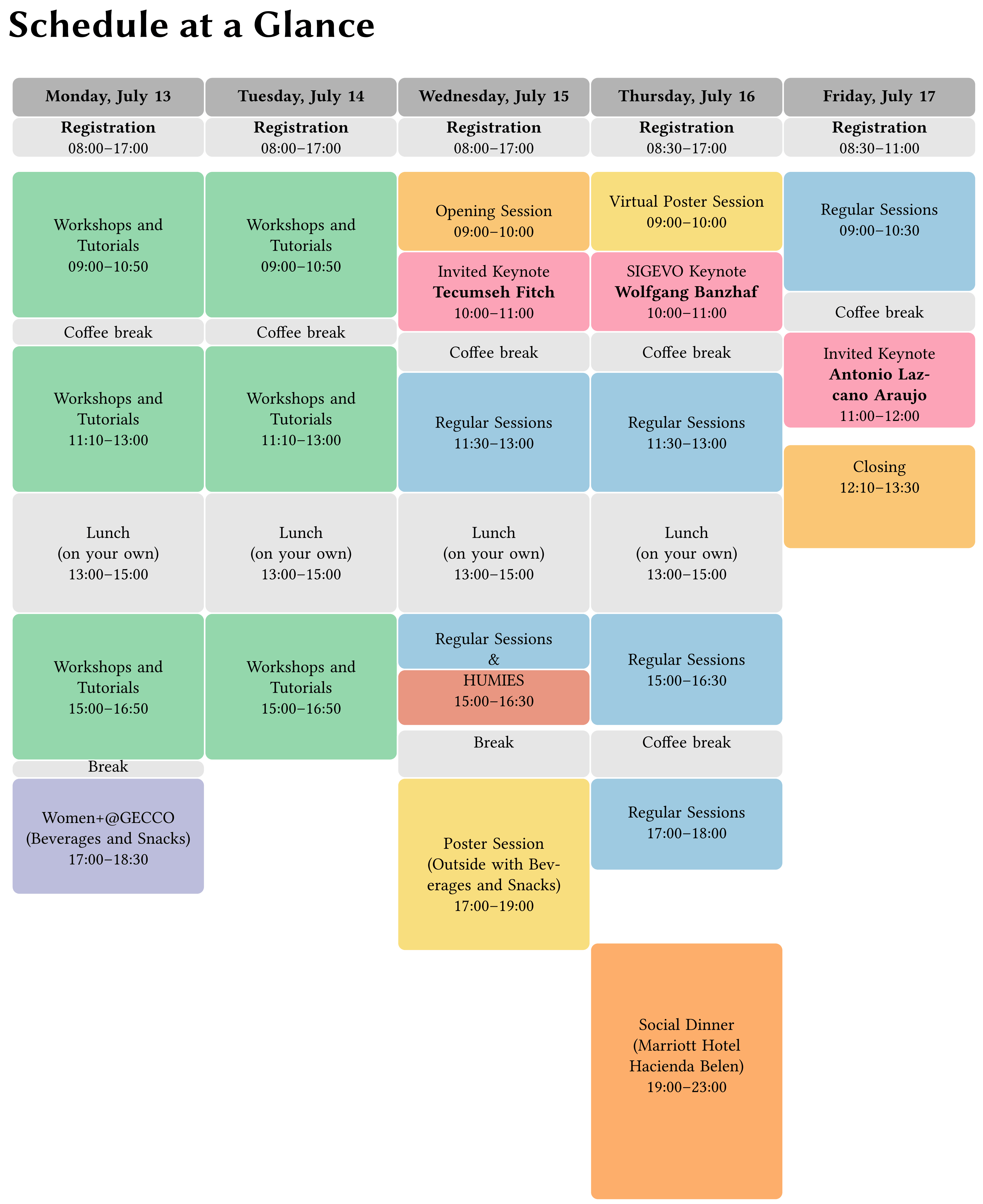 Schedule